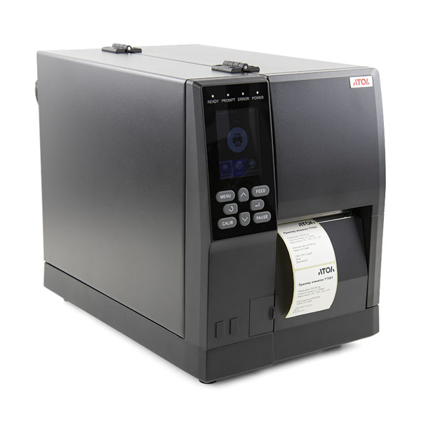 Принтер этикеток АТОЛ TT621 (300 dpi, ширина печати 104 мм, скорость 150 мм/с, USB, RS-232, Ethernet).