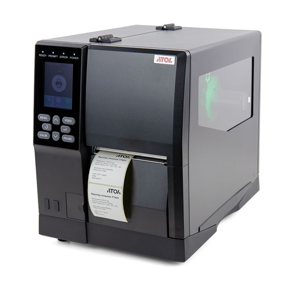 Принтер этикеток АТОЛ TT621 (300 dpi, ширина печати 104 мм, скорость 150 мм/с, USB, RS-232, Ethernet).