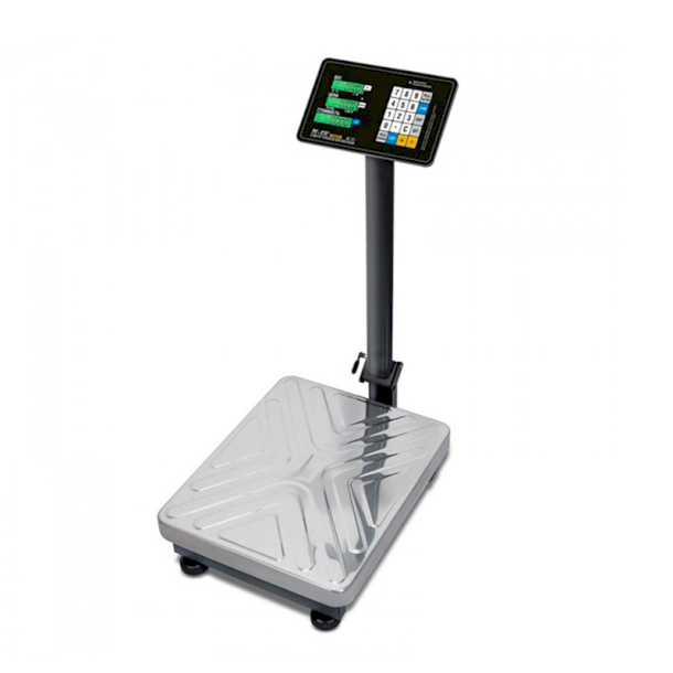 Весы напольные M-ER 333 ACP-150.20/50 «TRADER» с расчетом стоимости товар LCD