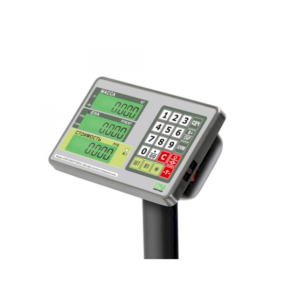 Весы напольные M-ER 335 ACP-150.20 TURTLE с расчетом стоимости товара LCD