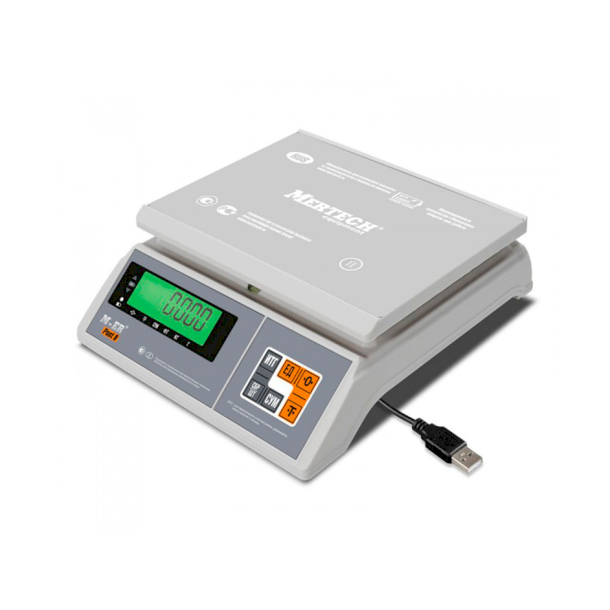Весы фасовочные настольные с интерфейсами для подключения к ПК M-ER AFU-32.1 Post II LCD USB-COM