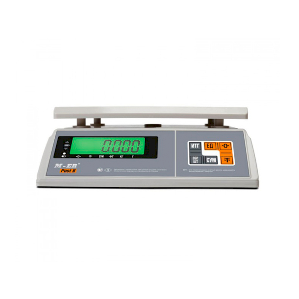 Весы фасовочные настольные с интерфейсами для подключения к ПК M-ER 326 AFU-3.01 Post II LCD USB-COM