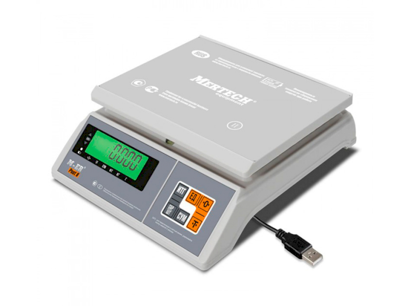 Весы фасовочные настольные с интерфейсами для подключения к ПК M-ER AFU-32.1 Post II LCD USB-COM