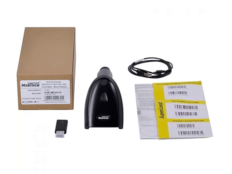 Сканер MERTECH CL-2220 BLE SPP Dongle P2D USB black — фото 9