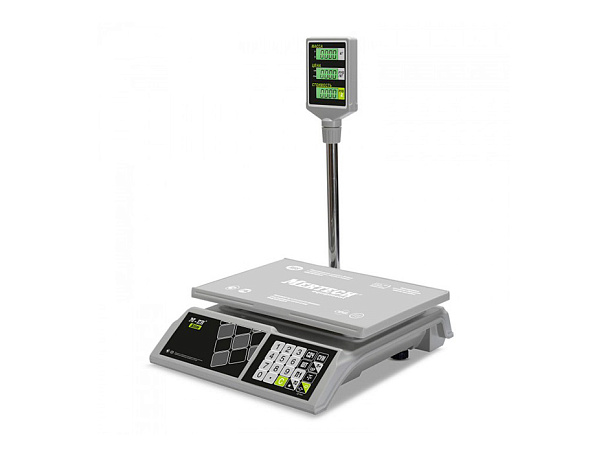 Весы настольные торговые без подключения к ПК M-ER 326 ACP-15.2Slim LCD Белые