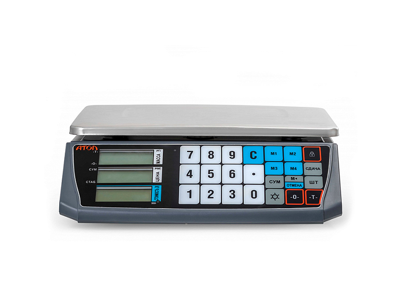 Весы торговые АТОЛ MARTA (без стойки, RS-232)