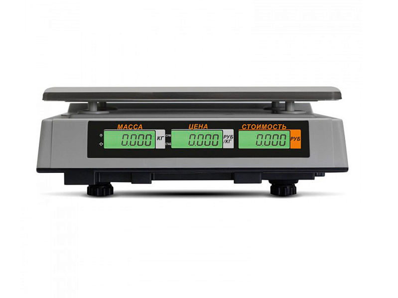 Весы настольные торговые без подключения к ПК M-ER 327 AC-32.5 Ceed LCD Белые