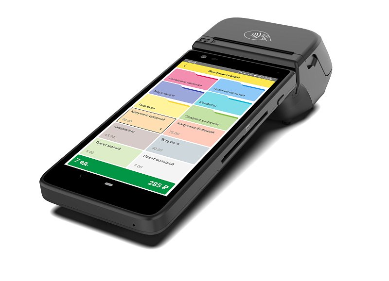 Смарт-терминал АТОЛ СТБ 6  1С:Мобильная касса  Сопровождение на 12 мес.