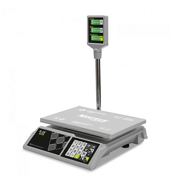 Весы настольные торговые без подключения к ПК M-ER 326 ACP-15.2«Slim» LCD Белые