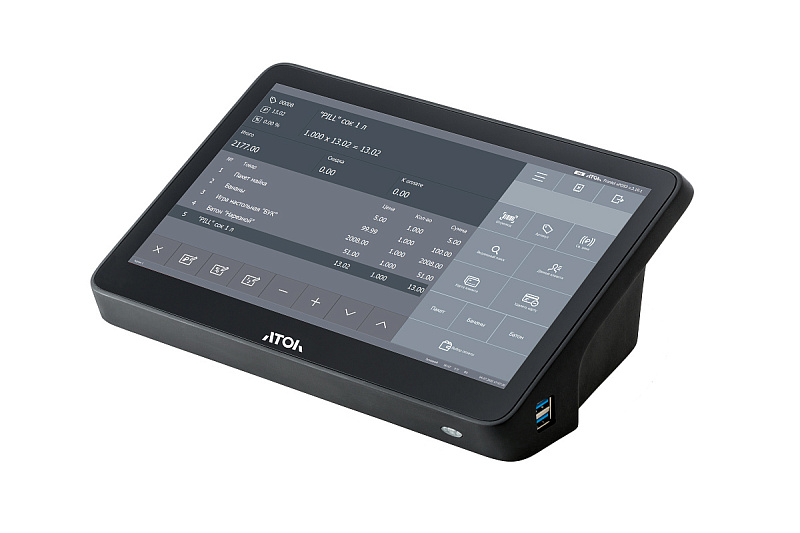 Сенсорный терминал АТОЛ Optima V7 Lite с J3455, 8/128GB, без АКБ, без ОС