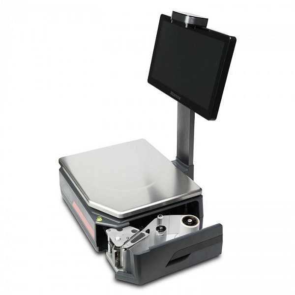  Весы с печатью этикеток M-ER 722PM VISION-AI-15,2