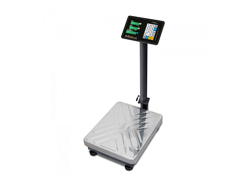 Весы напольные M-ER 333 ACP-150.20/50 TRADER с расчетом стоимости товар LCD