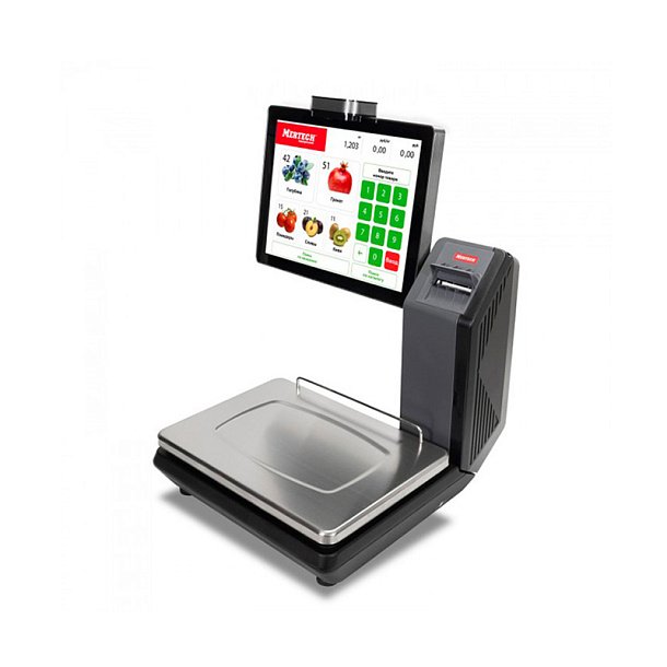 Весы фасовочные настольные с интерфейсами для подключения к ПК M-ER 725 PM-15.2 (VISION-AI 15", USB, Ethernet, Wi-Fi)